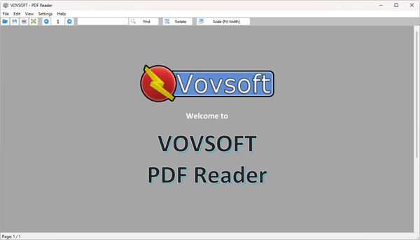 Vovsoft PDF Reader Portable Download